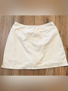 White Athletic Skort
